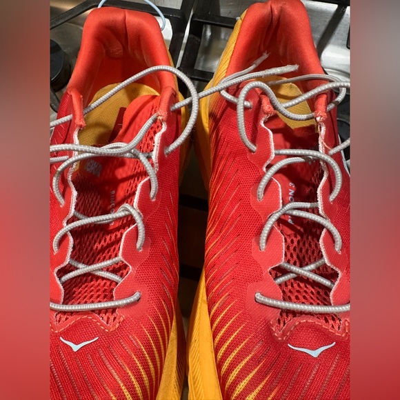 Hoka One One Rincon 3 Men\'s Running Shoes Red / Orange 1119395 FAYW Size 9D US main image 12